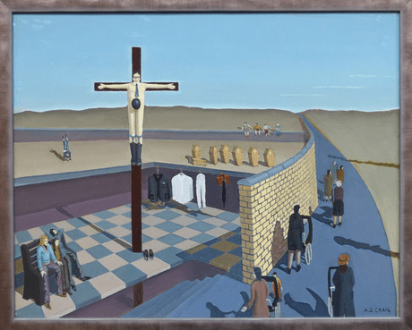 The Fat One (1974), AS Craig, Oil on canvas